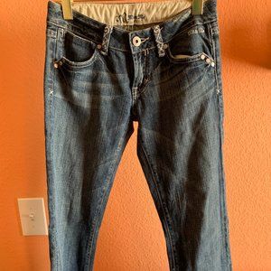 Miss Me Flare Cut Jean Dark Australian Sz. 27 -026